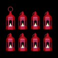 thumbnail image 1 of Lantern LLQ - Minilinterna para decoración marroquí con vela LED (5 cm), color rojo, 1 of 8