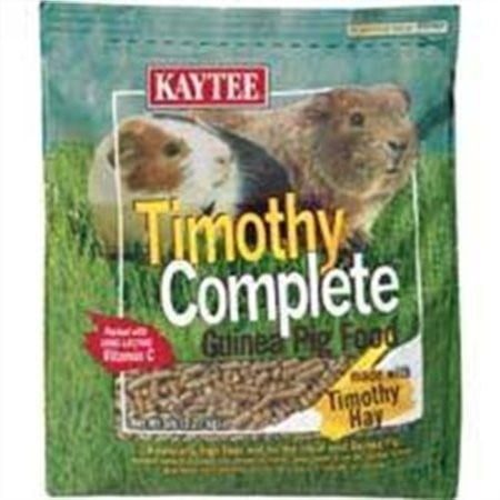 Kaytee Timothy Complete Fiber Diet Guinea Pig Food, 5 Lb
