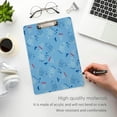 thumbnail image 5 of Coolnut Dragon Dinosaur Acrylic Clipboard with Low Profile Gold Metal Clip Standard A4 Letter Size Decorative Clipboards for Office,Jobsite,Medical,School, 5 of 7