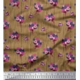 thumbnail image 1 of Soimoi Moss Georgette Fabric Flower Artistic Printed Craft Fabric by The Yard 42 Inch Wide, 1 of 3