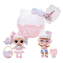 LOL Surprise Loves Hello Kitty Tots Collectible Doll, 7 Surprises, 50th Anniversary, Age 3 