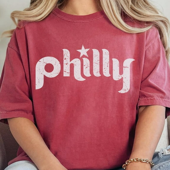 Vintage Philadelphia Baseball Shirt: Comfort Colors Philly Football Tee