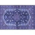 thumbnail image 1 of Ahgly Company Indoor Rectangle Persian Blue Traditional Area Rugs, 8' x 10', 1 of 4
