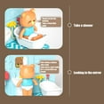 thumbnail image 6 of wowotier 3-In-1 Kids Electronic Toilet Electronic Vocal Toys, Baby Play House Mini Simulation Model Bear, Electronic Toilet Bathroom, Children's Educational Enlightenment Toys (Blue), 6 of 6