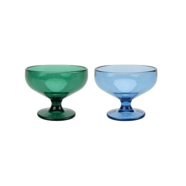 Mainstays by Becky G. & Alejandra Acrylic Mini Margarita Coupe Shot Glasses, Multicolor, 2 Count
