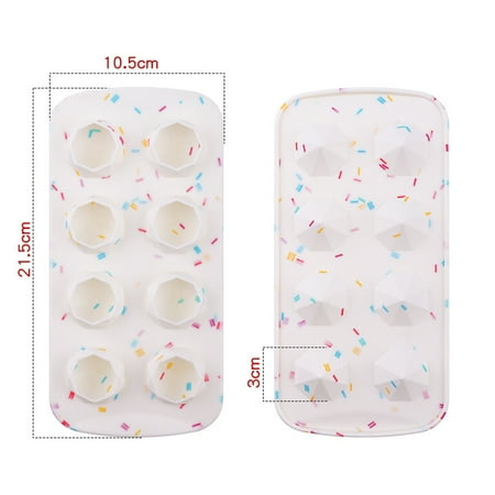 

Home Creative 8 Grid Ice Tray Food Grade Silicone Ice Mold Square Shape Ice Cream Maker Tool For Cocktails Iced Coffee Whiskey Wine Tequila