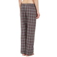 thumbnail image 3 of "Leisureland Women's Grey Plaid Lounge Pajama Pants", 3 of 3