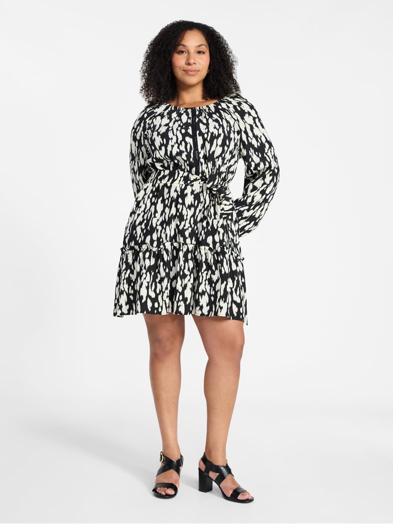 long sleeve long black sequin dress Priscilla Dress ~ Black Sequins with Fringe  Show Me Your Mumu
