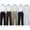 Black, variant on 2pc Boy Toddler Teen Kid Formal Party Tuxedo Suit White Shirt & Pants set Sm-20