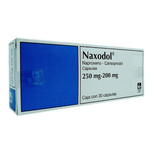 Naxodol 250 mg 30 cápsulas