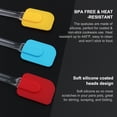 thumbnail image 5 of 3pcs Kitchen Cooking Flexible Silicone Spatula Set Heat Resistant Turner Scraper Baking Utensils Blue Yellow Red, 5 of 7