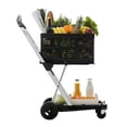 thumbnail image 1 of Clax Personal Folding Shopping Cart Black, 1 of 1