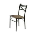 thumbnail image 2 of Saltoro Sherpi Wood and Metal 5 Piece Dining Set, Brown and Bronze, 2 of 5