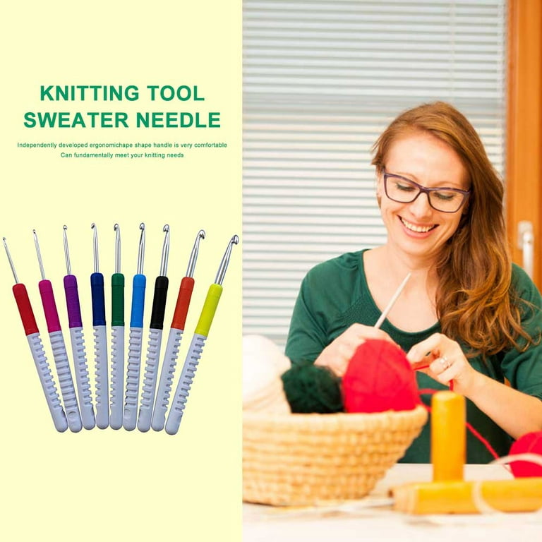 Crochet Tools For Hair 9pcs Hair Dreadlock Needle Weaving Crochet Kit DIY  Hand Knitting Craft Art