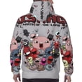 thumbnail image 6 of Lsque The Binding of Isaac Pattern Casual Men's Hoodie,Hooded Sweatshirt with Kangaroo Pocket,Pullover Hoodie-XX-Large, 6 of 8