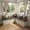 Grey and White, variant on L Shape Kitchen Breakfast Nook Bench, Kitchen Corner Nook Bench Seating with Hidden Storage, Corner Dining Seat for Entryway, Black and Brown, 63”D x 63”W x 17.7”H