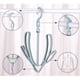 thumbnail image 4 of Estante De Secado De Zapatos Colgador De Secado De Zapatos Accesorio Gancho De Exhibición De Zapatos De Secado De Zapatos Shoes Drying Rack PP 360° Giratorio A Prueba De Viento, 4 of 4
