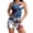 Blue1, variant on Women's American Flag 2-Piece Tankini Swimsuit, 4th of July Patriotic Flowy Tank Top Short Bottom(Blue18/XL)