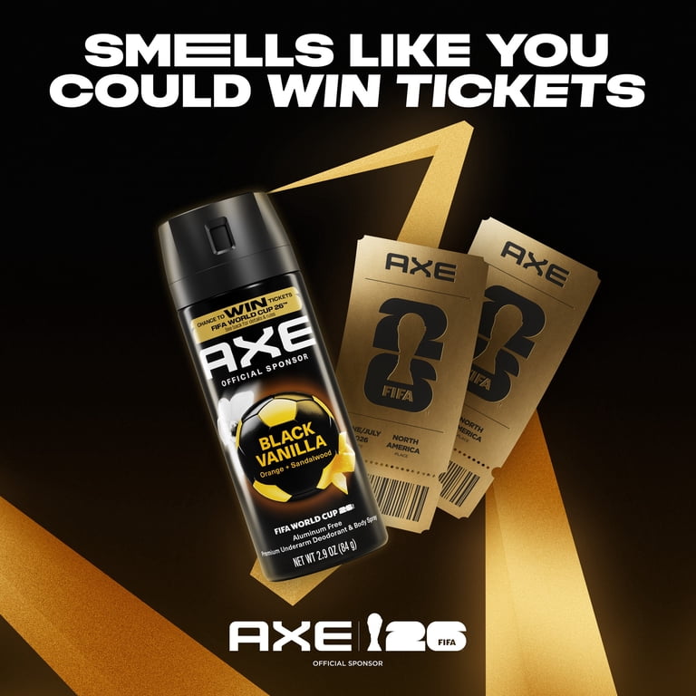 AXE Fine Fragrance Collection Body Spray 72 Hour Freshness Black
