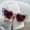 AX-8877 # (pink frame (gray patch) with full diamond inlay, variant on 2022 Prom Original New Heart Set Diamond Sunglasses Women Cute Cat Eyes Heart Sunglasses
