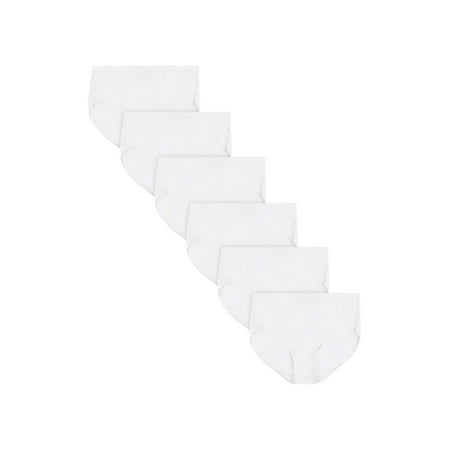 

Just My Size Women s Sporty Cotton Brief Underwear 6-Pack