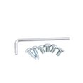 thumbnail image 4 of Unique Bargains Black Rear License Plate Bumper Mounting Holder Bracket w/ 6 Screws for BMW, 4 of 9