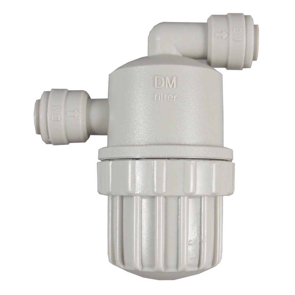 DMFIT filter strainer 1/4"x1/4" pushin 100 mesh ADMF0404