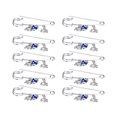 thumbnail image 4 of 10 Pcs Broche Résiste à la Négtivité Apporte Bonne Chance Belle Couleur Large Gamme Applications Costume Broche, 4 of 14