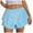Sky Blue, variant on vigerkar Flowy Shorts for Women Ruffle Skorts High Waisted Pleated Mini Skirts Teen Gilrs Running Tennis Skort Summer Shorts 2025 AG, L