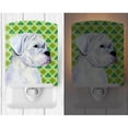 thumbnail image 2 of Caroline's Treasures SS4440CNL Boxer St. Patrick's Day Shamrock Portrait Ceramic Night Light, 6x4x3", multicolor, 2 of 2