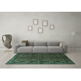 thumbnail image 3 of Ahgly Company Indoor Rectangle Persian Turquoise Blue Traditional Area Rugs, 4' x 6', 3 of 4