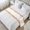 Terracotta, Beige, Sage, variant on Thanksgiving Maple Leaves Bed Runner Queen/Full Size, Autumn Orange Falling Leaf Plaid Bed Scarf Protector Slipcover for Bedroom Wedding Room Hotel, Bedding Runner Throws for Foot of Beds 83"x20"