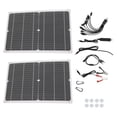 thumbnail image 3 of Cargador De Panel Solar, Panel Solar De Silicio Monocristalino De Alta Eficiencia Para Viajes Para Baterías De Automóviles Para Vehículos Recreativos Para Acampar Al Aire Libre ANGGREK Otros, 3 of 8