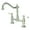 Polished Chrome, variant on Kingston Brass KS1175PL Heritage Bridge Kitchen Faucet, Oil Rubbed Bronze
