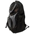 thumbnail image 4 of Double Pocket Backpack with Compartments and Straps, 17 x 12 x 5.5 In, Polyester, Gray, 4 of 4