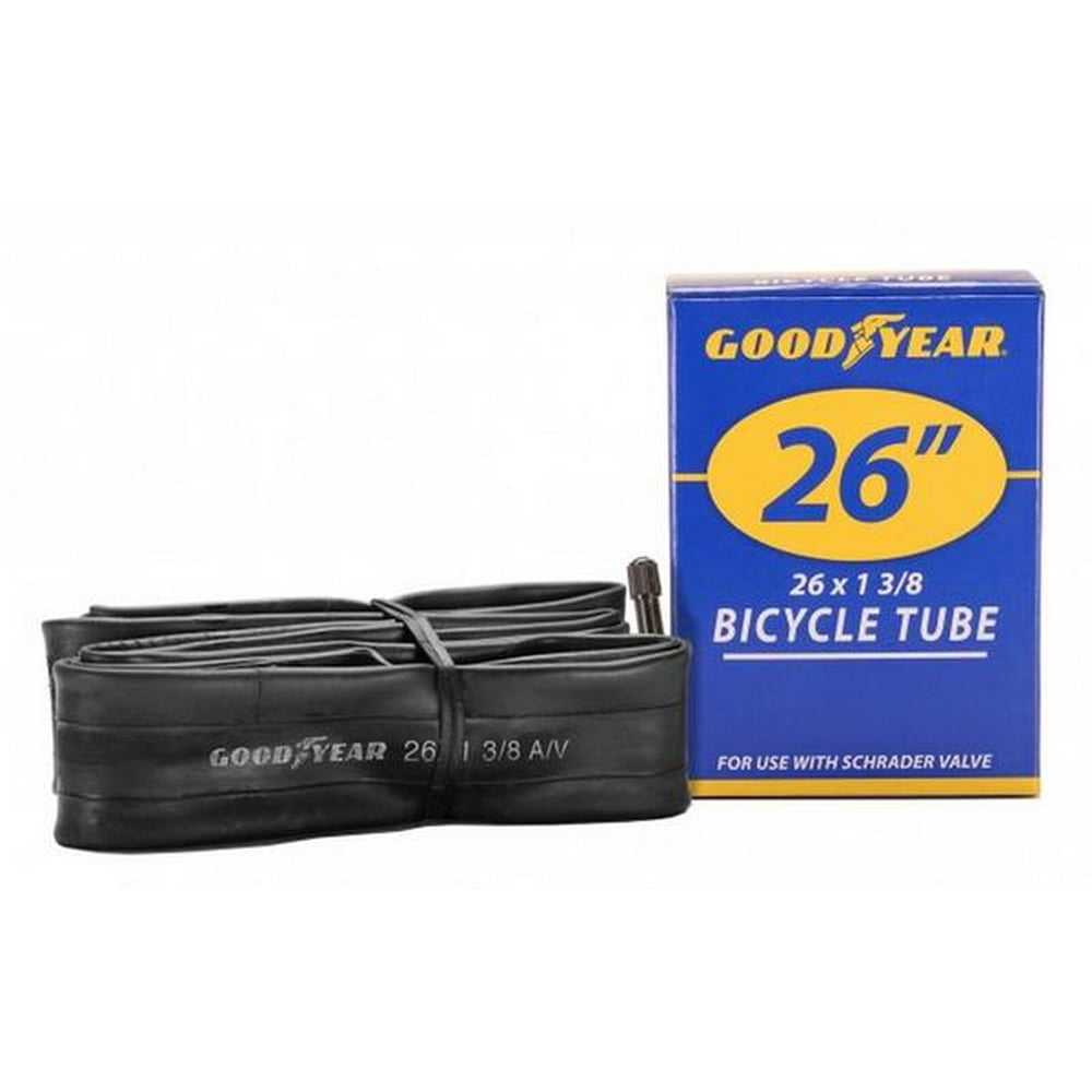 2PC Goodyear 91080 Bicycle Tube, 26", Black