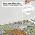 thumbnail image 6 of Kitchen Drying Matcartoon Bunny Expression Pack Dish Drying Pad For Kitchen Countertop (18"X24"), 6 of 9