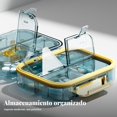 thumbnail image 3 of Abbraccia Caja doble nivel, 7 compartimentos, portátil, resistente a la humedad, material apto para alimentos, diseño desmontable, 3 of 6