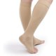 thumbnail image 4 of Medias de compresión (par), soporte firme de 20-30 mmHg, opacas, unisex, puntera abierta, hasta la rodilla, para varices, edemas, dolor de espinilla, lactancia, viajes, beige XXL, 4 of 5