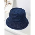 thumbnail image 2 of PULLIMORE Denim Bucket Hat - Classic Unisex Sun Hat for All Seasons (3 Colors), 2 of 6