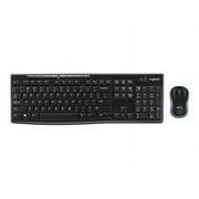 لوحة المفاتيح اللاسلكية Logitech MK270 وحزمة الماوس مع لوحة Waverest Gel Wrist و Gel Mouse Pad