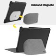 thumbnail image 2 of SaniMore for Google Pixel Tablet Case, Auto Sleep/Wake Rugged PC Tri-Fold Kickstand [Support iPad 1st/3rd Pencil Charging]  Shockproof Protective Case for Women Men, Black, 2 of 10