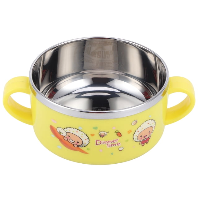 Cuenco para Bebés Jadeshay Utensilios de Cocina Cuenco de Arroz Con Dibujos Animados Compacto y Ligero