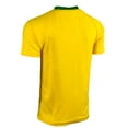 thumbnail image 6 of Icon Sports Brazil Soccer Jersey, Yellow/Green, 100% Poly, YXS-XXL, 6 of 7