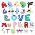 thumbnail image 3 of Juguetes de peluche con las 26 letras del alfabeto para niños y adultos, muñeco educativo Kawaii de animales, regalo de Halloween y Navidad, novedad, 3 of 4