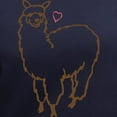 thumbnail image 3 of CafePress - Cute Alpaca Women's V Neck Dark T Shirt - Women's V-Neck Dark T-Shirt, 3 of 4