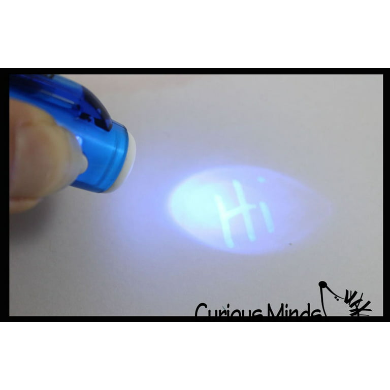 Secret Message Writing SPY PEN UV LIGHT TORCH Magic Letter Invisible Ink  Marker