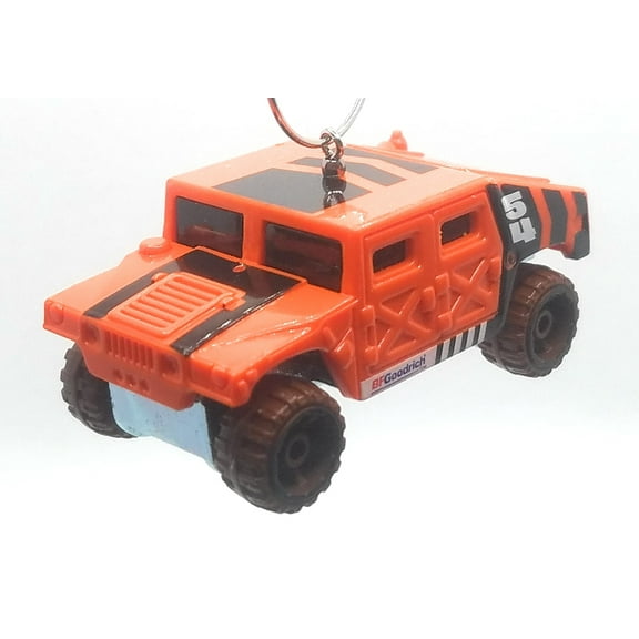 Christmas Ornament for Humvee Orange Black