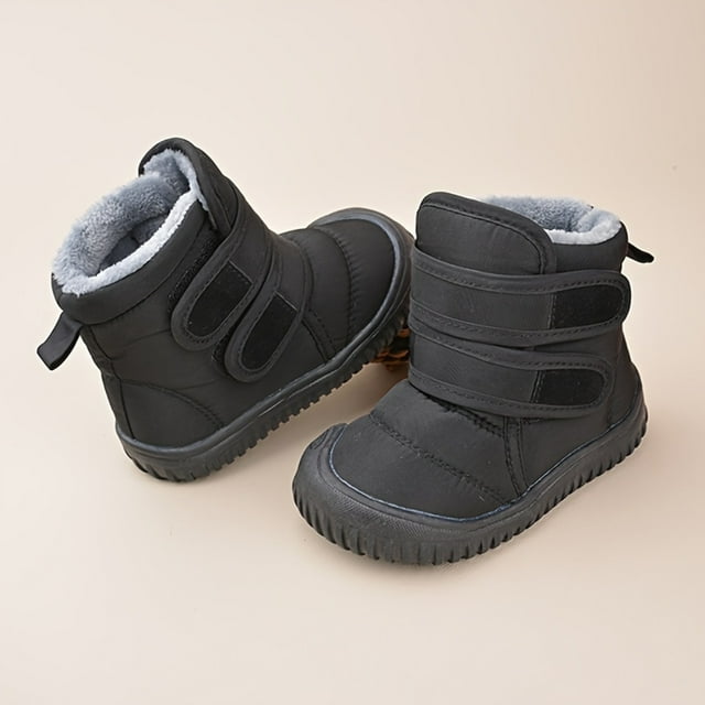 LNGOOR CozyPlus Bottes de Neige Isolées en Polaire pour Garçons - Ultra Douces Chaudes et Résistantes à l'Eau pour la Marche et la Randonnée en Hiver - Design Confortable et Respirant pour Toute la Journée