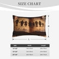 thumbnail image 5 of Haiem Pillowcase for Hair and Skin Queen - Vintage Family History Book Printed Soft Pillowcase with Envelope Closure-16"x24", 5 of 8